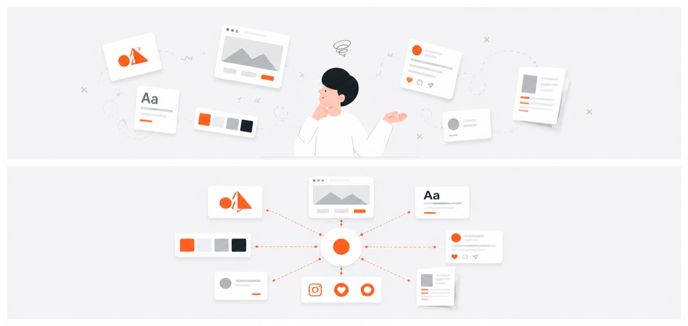 디자인만 만드는 브랜드 일러스트